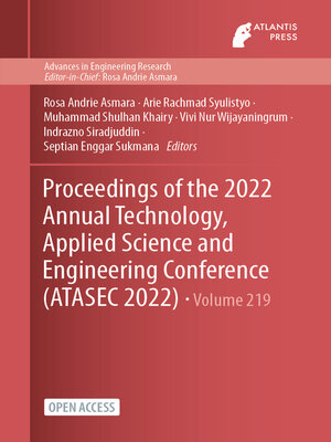 cover image of Proceedings of the 2022 Annual Technology, Applied Science and Engineering Conference (ATASEC 2022)